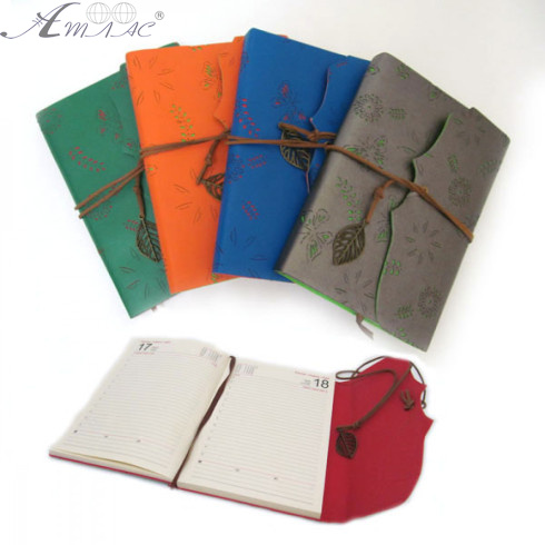 Ежедневник А5 JO кожзаменитель, Бабочки, на кожаном шнурке 162322