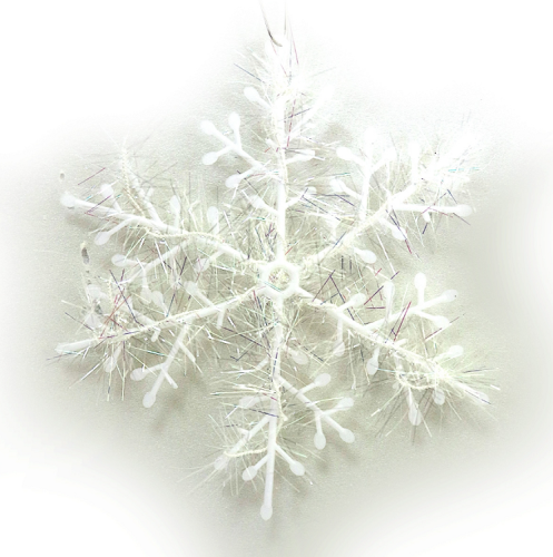 Набор декоративных снежинок 3 штуки 13 см  0645-13