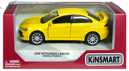 Машинка Kinsmart Mitsubishi Lanser Evolution X, спорт KT5329W