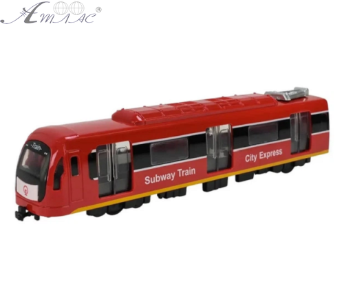 Іграшка Поїзд червоний світло, звук 22см у коробці  731-27К1