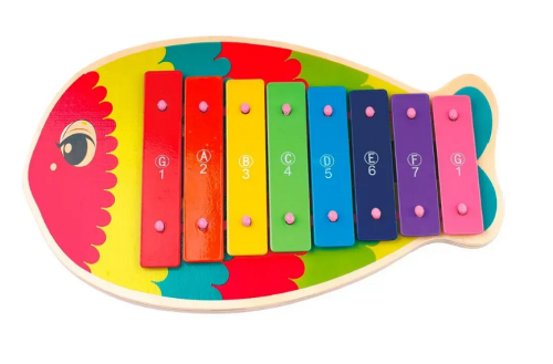 Игрушка Деревянная Ксилофон Доремишка 30 см  1854 фото 2