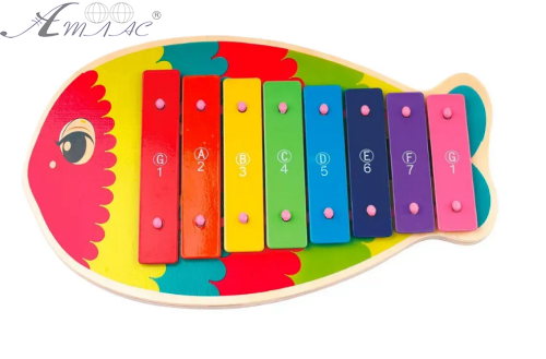 Іграшка Дерев'яна Ксилофон Доремішка 30 см  1854 фото 2