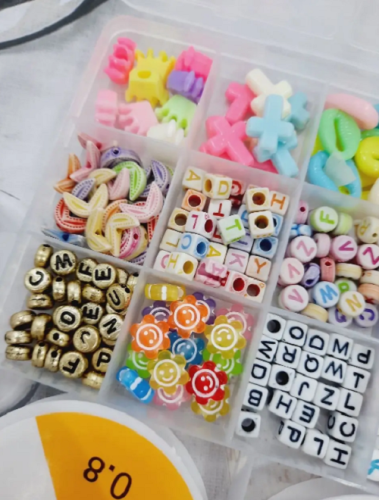 Игрушка Бисер набор с ножницами и леской 0,8 в коробке  0276 фото 2