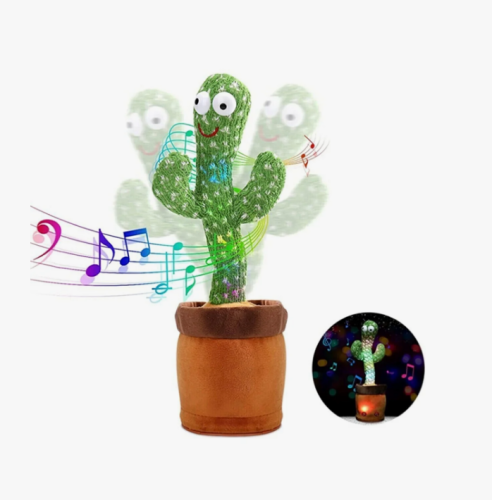 Игрушка Кактус Танцующий повторяшка 32 см в коробке  11186