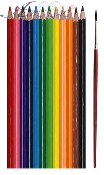 Карандаши акварельные цветные Marco Superb Writer 12 цветов, шестигранные  4120-12СВ фото 2