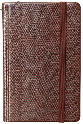 Блокнот на резинке Skiper А5 / 96 Luxury Fashion коричневый SK-5840