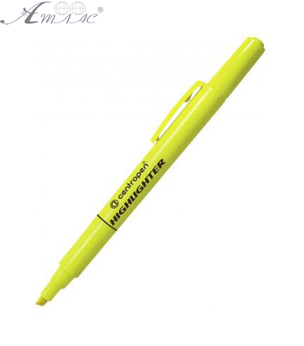 Маркер текстовый Centropen Ergo Желтый 8722/05  