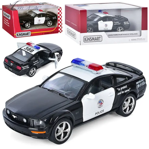 Машинка Kinsmart Ford Mustang GT Police 2006  KT5091WP