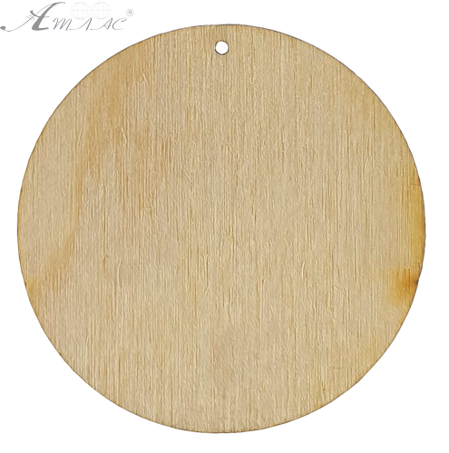 Фігурка фанерна - Кулон круглий простий 28 мм AS-4667, В-0128