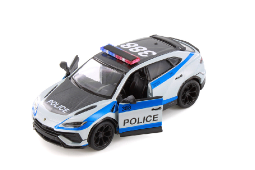 Машинка Kinsmart Lamborghini Urus Performante Police металл инерционная  KT5447WPR фото 3