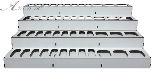 МДФ Підставка під Гліттер 10 + 30 мл - 36 + 12 шт AS-4290