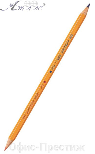 Карандаш Koh-i-noor двух цветный Сине - Красный тонкий 3433 Карандаш Koh-i-noor двух цветный Сине - Красный тонкий 3433