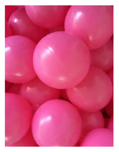 Игрушка Шар Розовый для сухого бассейна 10 см 1шт  16893