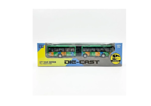 Игрушка Автобус Die-Cast Гармошка зеленый 18 см пластик 632-32 Игрушка Автобус Die-Cast Гармошка зеленый 18 см пластик 632-32