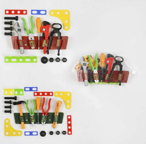 Игрушка Набор инструментов на поясе в сетке  99310-2