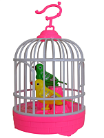 Игрушка Клетка с птичками звук 13 см  в пакете  8190-1