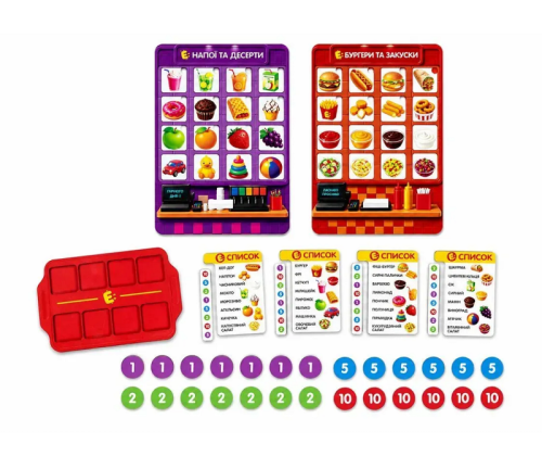 Игра настольная Меню Бургерная в коробке  3-053 фото 2