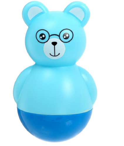 Игрушка Неваляшка Животные микс 9 см  5008-А фото 4