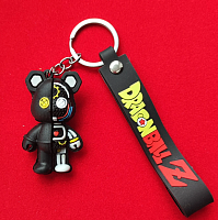 Брелок Ведмедик - Робот з браслетом гумовий 6 см 24-570