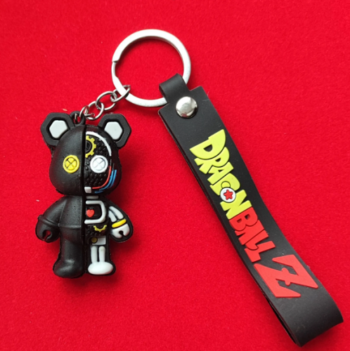 Брелок Мишка - Робот с браслетом резиновый 6 см  24-570