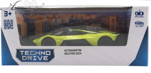 Машинка Techno Drive Aston Martin Valkyrie 2024 салатова  250951 фото 3
