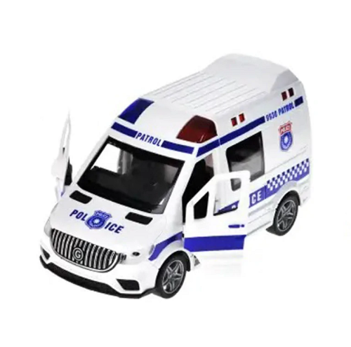 Игрушка Машинка Полиция с дымом инерционная 17 см  YM-9930F фото 2