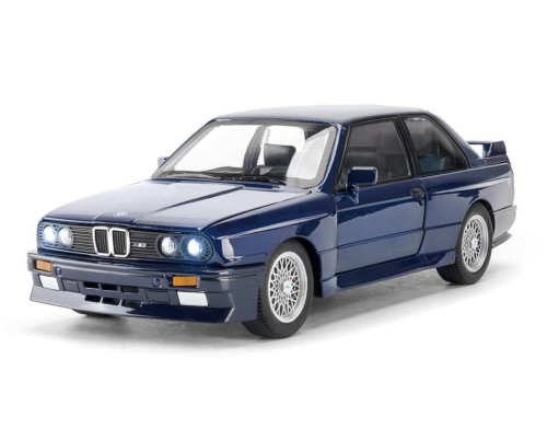 Машинка Автоэксперт BMW M3 Е30 1986 синяя 20см двери свет звук  1273-27 фото 2