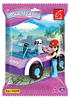 Іграшка Конструктор Світ чудес Міні-автомобіль 56 деталей в пакеті  24205