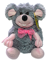 Игрушка Мягкая Мышка с бантом 25 см  B067