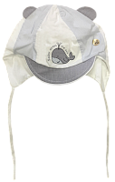 Кепка з козирком бавовна, біла з китом 12561
