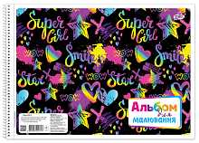 Альбом для рисования, спираль Бриск 20 листов 100 г микс  01910