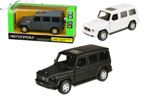 Модель Автопром Mersedes G Кубик металева інерційна 12см 74146
