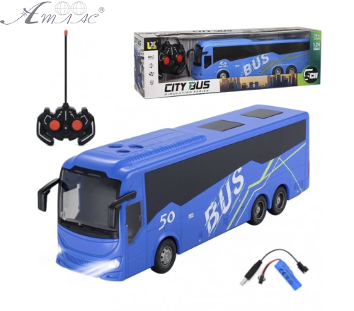 Игрушка Радиоуправляемый  Автобус аккумулятор 29 см  197-4