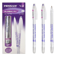 Ручка кулькова Global Pensan фіолетова 0,5 мм. Туреччина  05345