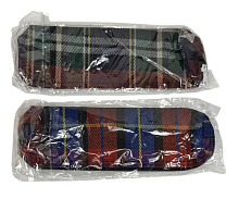 Пенал шкільний Шотландка тканина на 1 відділення  12290