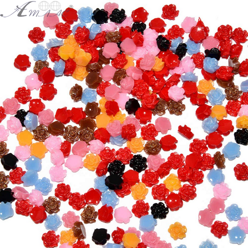 Наклейка на нігті 3D мікс квіти та орнаменти Y-6