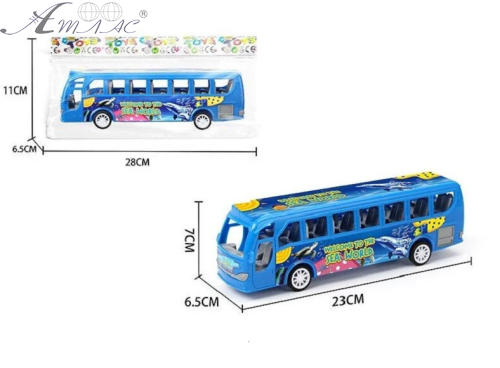 Іграшка Автобус Океан пластик 23 см у пакеті  TMX88-3B