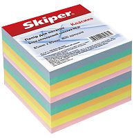 Бумага для заметок Skiper цветная, Люкс 85 х 85 мм 800 л SK-3411