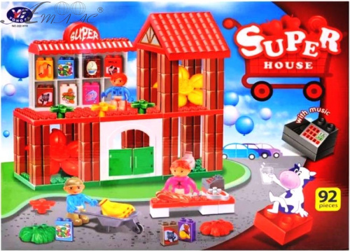 Конструктор Super House 92 детали  222 - Н10