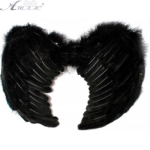 Іграшка Крила Ангела Чорні карнавальні ПЕРО 45х34см 03789 Іграшка Крила Ангела Чорні карнавальні ПЕРО 45х34см 03789