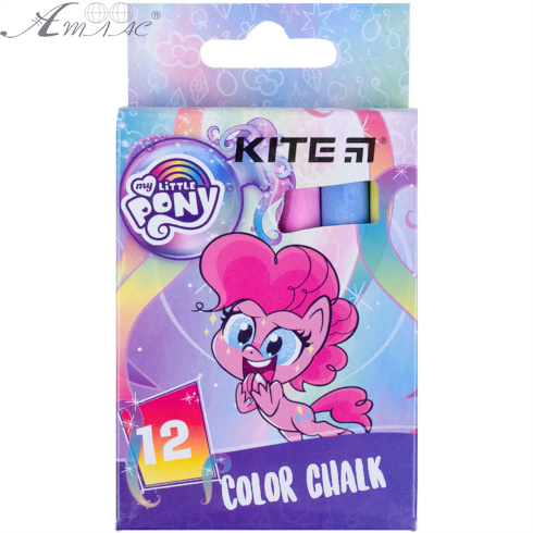 Мелки цветные Kite 12 цв. круглые My Little Pony LP21-075