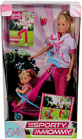 Кукла с ребенком в коляске Simba 5733076
