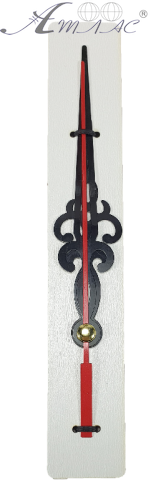 Стрілки до годинникового механізму Фігурні 3шт 127мм AS-0239 фото 2 Стрілки до годинникового механізму Фігурні 3шт 127мм AS-0239 фото 2