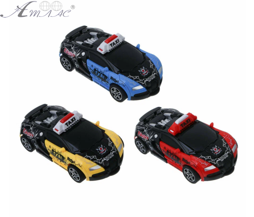 Іграшка Машинка - Трансформер Таксі у трьох кольорах  707-5