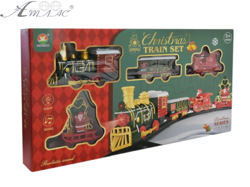 Игрушка Железная дорога Merry Christmas свет, звук, 91х45 см  699-66A