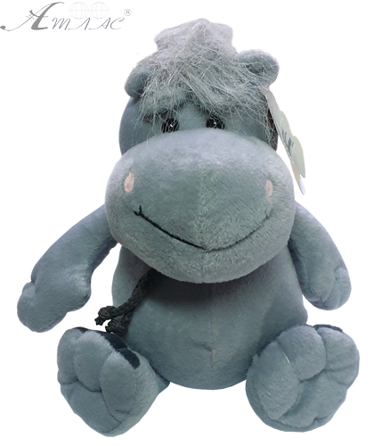 Іграшка М'яка Бегемот 22 см сірий BangoBear  06548      