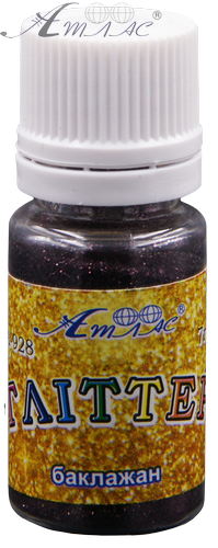 Блискітки (Гліттер) Атлас 7 гр - Баклажан AS-2040, А-928 фото 2 Блискітки (Гліттер) Атлас 7 гр - Баклажан AS-2040, А-928 фото 2