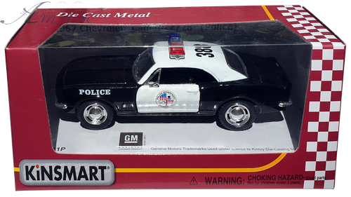 Машинка Kinsmart Chevrolet Camaro Z/28 1967 год Police KT5341W, WP