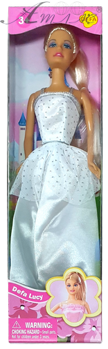 Лялька Defa Lucy наречена з довгим волоссям 28см  8074