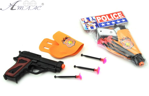 Игрушка Пистолет + пули с присосками  08-16